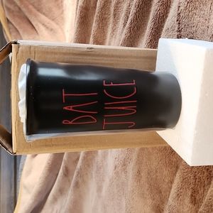 Rae Dunn Bat Juice Halloween Ceramic coffee travel Cup